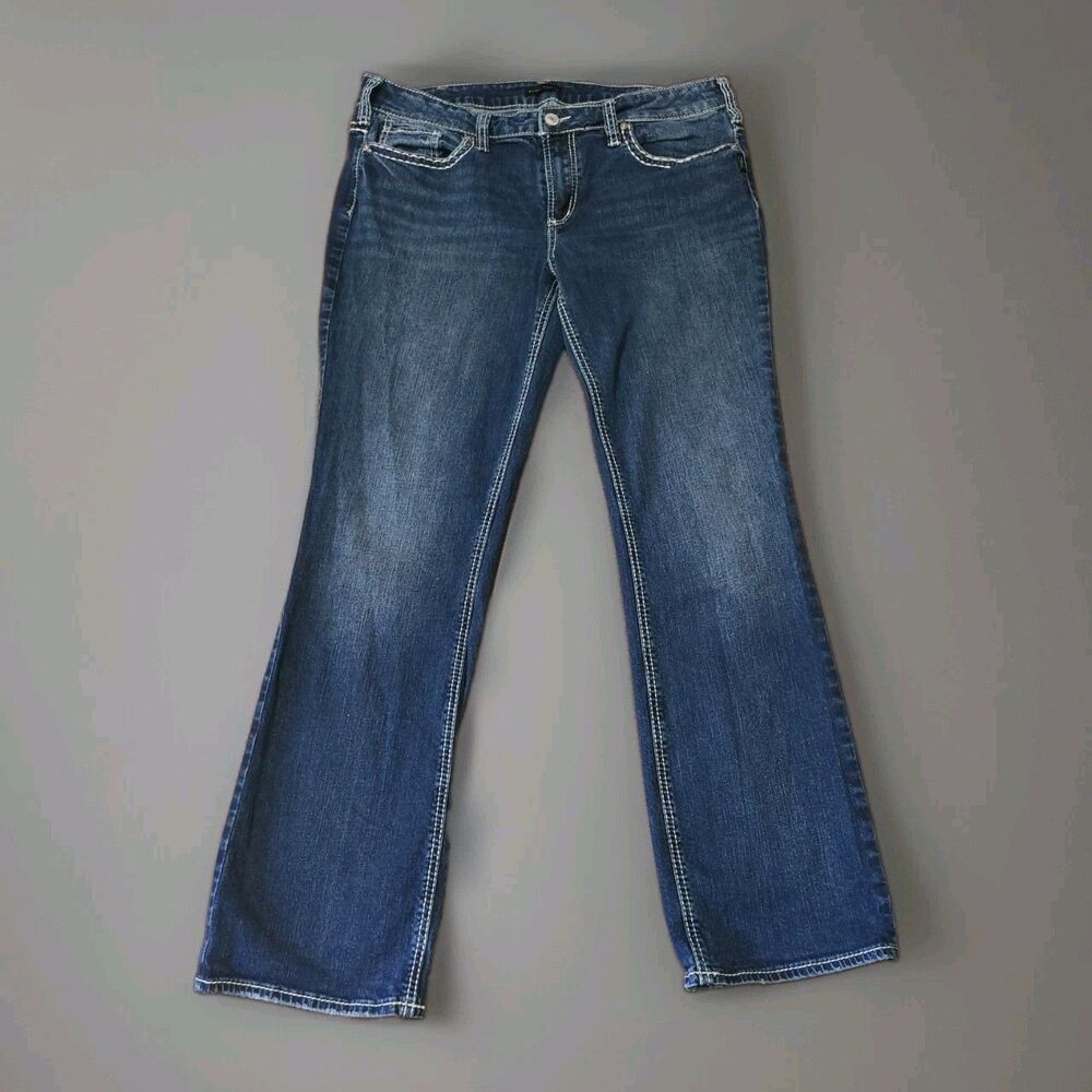 Silver Jeans Co. Suki Slim Boot Jeans Plus Size 16W x 32 (Tag 16W/L33) Medium...